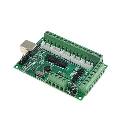 CNC USB MACH3 100Khz Breakout Board 5 Axis Interface Driver Motion Control C2U6-