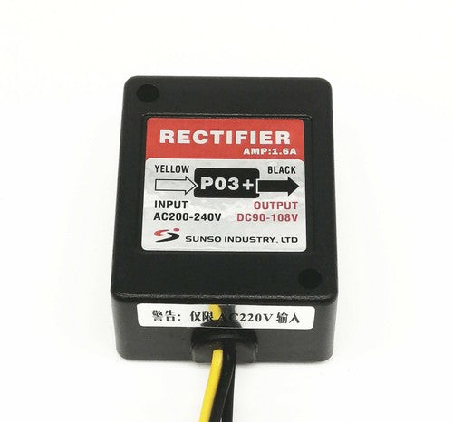 SUNSO RECTIFIER P03+ AC200~240V DC90~108V 1.6AMP Rectifier Motor Brake Device
