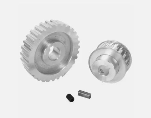 1X For Mini Lathe Metal Cutting Machine Synchronous Pulley Gear Motor Belt Gear
