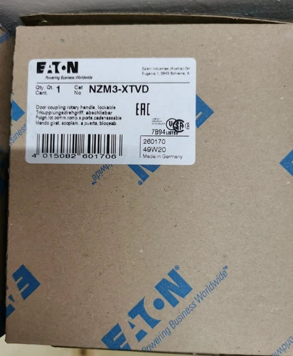 QTY:1  Molded Case Circuit Breaker NZM3XTVD  NZM3-XTVD