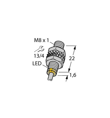 TURCK BI1.5-EG08K-AP6X 4669040 Inductive sensor #P