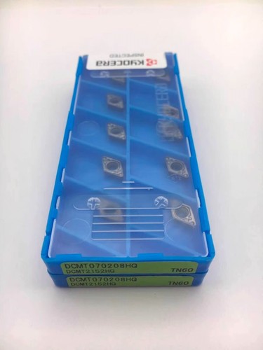 10pcs/Box Kyocera DCMT070208-HQ TN60 DCMT2152HQ CNC Turning Blade Carbide Insert