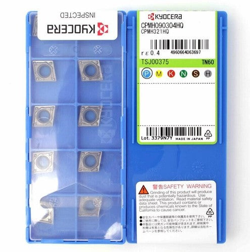 10pcs/BOX Kyocera CPMH090304HQ TN60 CPMH321HQ CNC turning blade Carbide Insert