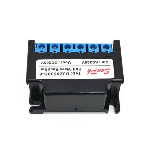 1X  full-wave brake rectifier module Typ DJZ0530B-6 INPUT 220VAC OUTPUT 205VDC
