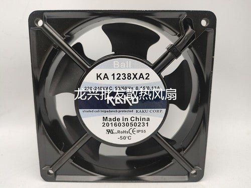 1 PCS KAKU Fan KA1238XA2 AC220V 12038 12CM aluminum frame fan insert type