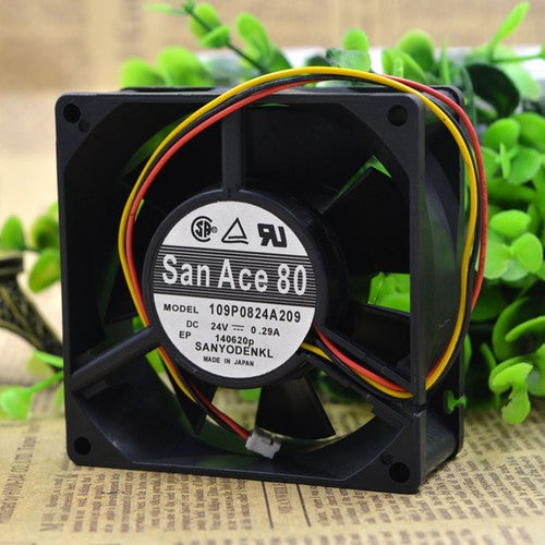 One For SANYO  109P0824A209 San Ace80 24V 0.29A cooling fan Free Shipping