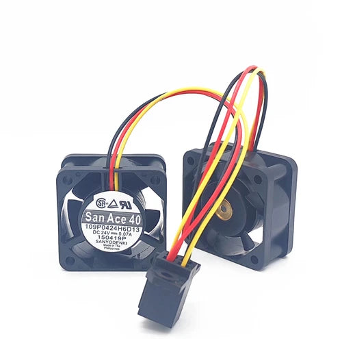 1PC 109P0424H6D13 24V 0.07A 4020  Equipment Dedicated Typewriter Dual Fan