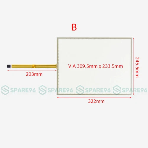 1PC Touch screen panel glass for  5AP880-1505-00 5AP880.1505-00