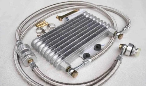 1X  Kit for GY6 100-150CC  125ml Oil Cooler Engine Oil Cooling Radiator System