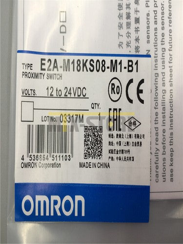 1pc  Omron   E2A-M18KS08-M1-B1 Proximity sensor 12-24VDC