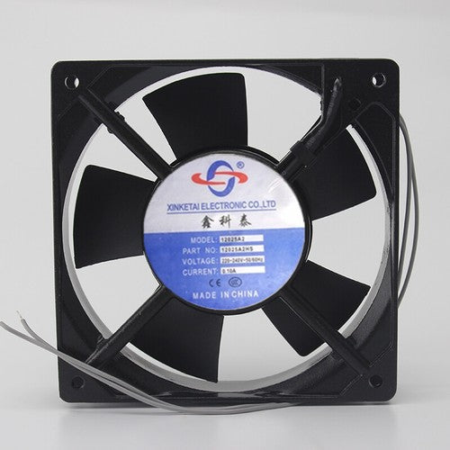 1 PCS Xinketai 12025A2 12025A2HS AC cooling fan 220V 0.1A 12025 12CM 2 WIRE