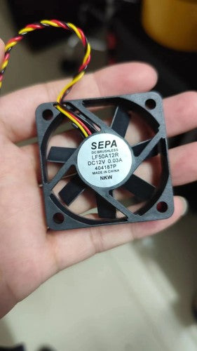 1 PCS SEPA Fan LF50A12R DC12V 0.03A 5010 5cm 3-wire cooling fan