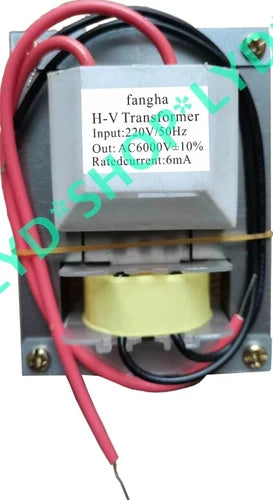 1pcs 220V/50Hz-6000V 70*19   Lamp/Negative Ion Transformer,