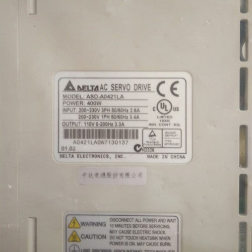 DELTA in box ASD-A0421LA Servo Drive ASDA0421LA One year warranty