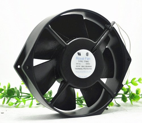 1 PCS Royal Fan Fan TYPE T795C AC 200V 36/31W 172*150*38MM all-metal fan