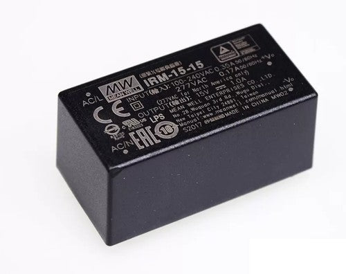 Mean Well IRM-15 switching power supply 3.3V5V9V12V24V pin type 15W AC-DC module