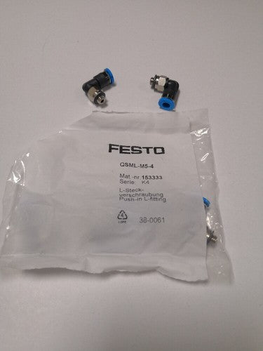10 pcs FESTO QSML-M5-4 153333