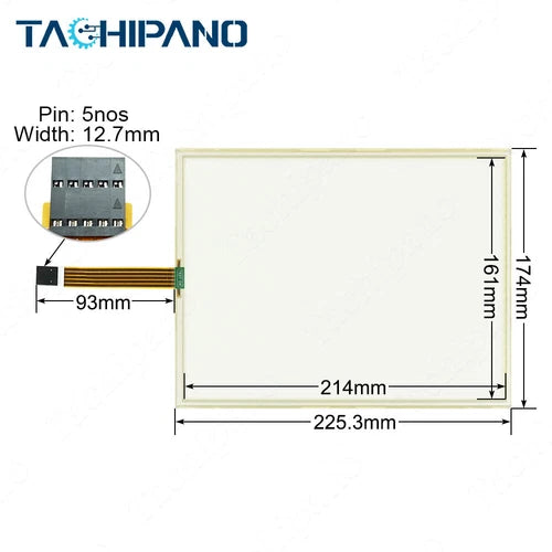 1X for AMT28200 28200000 1071.0091 Screen Glass Touch Panel