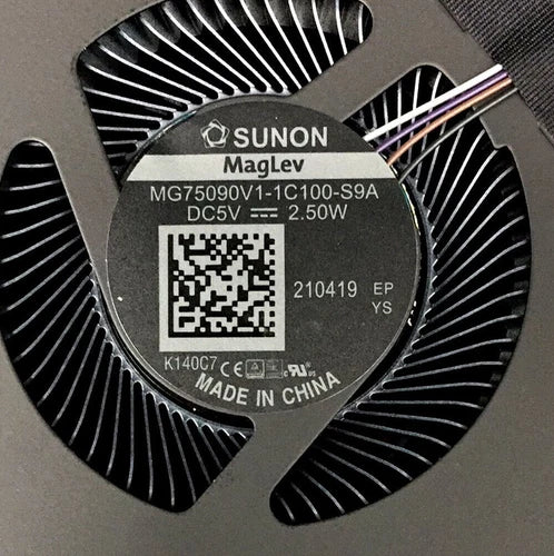 1pcs DC5V 2.50W 4-wire for MG75090V1-1C100-S9A  Cooling Fan