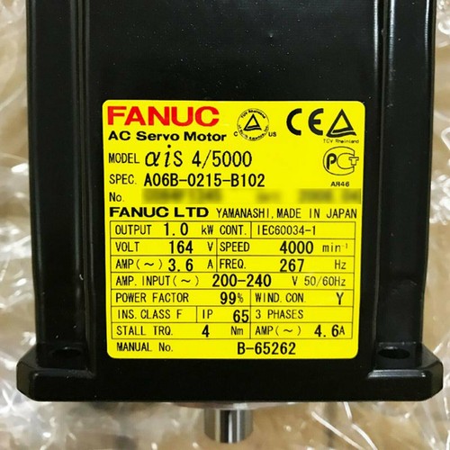 For Fanuc A06B-0215-B102  AC Servo Motor Free Shipping