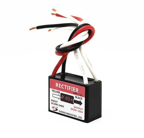 1X AC220-240V DC90-108V  P-03+ 1.2A RECTIFIER Motor Brake Rectifier module