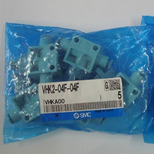 5pc/1bag  SMC VHK2-04F-04F Valve Connector Free shipping