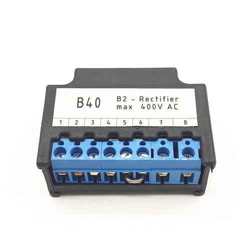 Replace B40 B2-Rectifier max 400V AC rectifier fifty