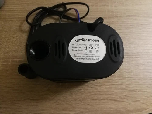 1PC Ice Maker Cooler Submersible Pump Fish Tank Water Pump 38W 2.5m BY-D555 220V