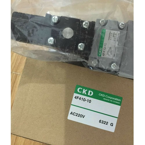 One For CKD  4F410-10-AC220V 4F410-10 AC220V Solenoid Valve Free Shipping