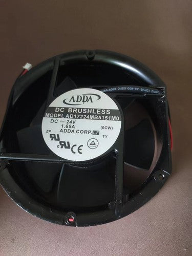 1 PCS ADDA Fan AD17224MB5151M0 DC 24V 1.65A 172*150*51MM 2 Wire cooling fan