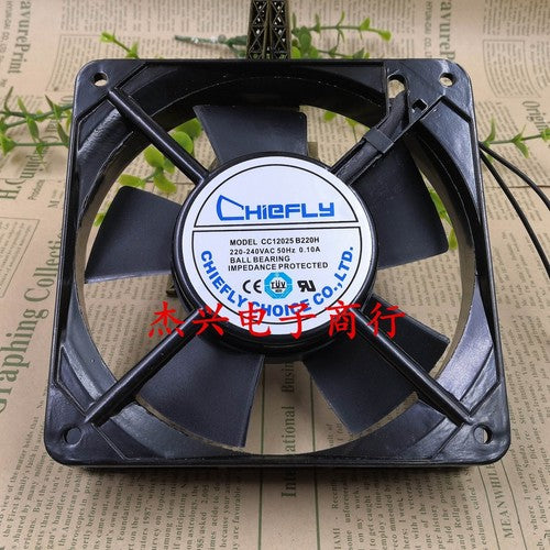 1 PCS CHIEFLY Fan CC12025B220H AC220V 12025 12CM 2 wire cabinet cooling fan