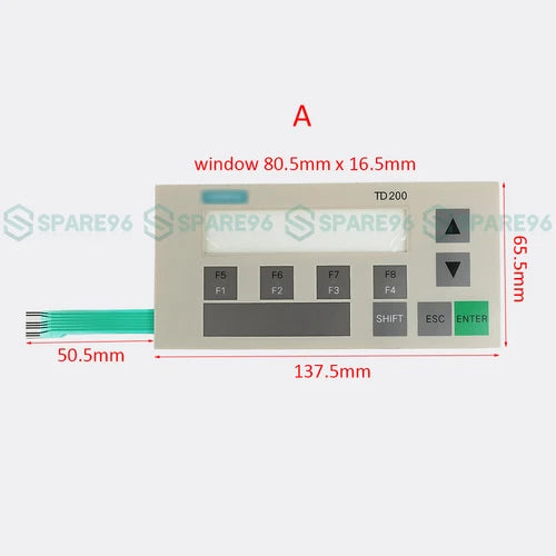 Plastic Cover for 6ES7272-0AA30-0YA0 TD200 + Membrane Keypad 6ES7 272-0AA30-0YA0