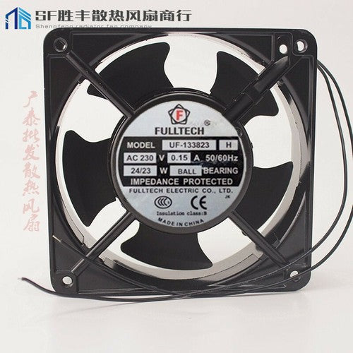 1 PCS FULLTECH Fan UF-133823H AC 230V 13.5CM 13538 2 Wire Aluminum frame fan