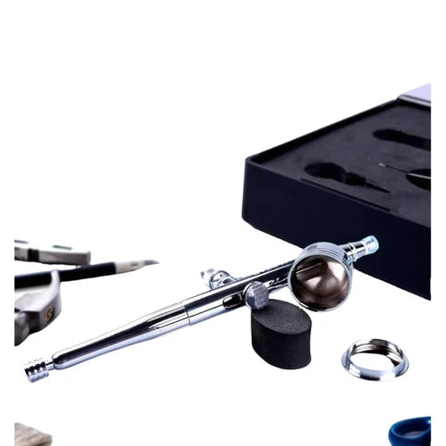 1X Spray Airbrush Nail Art Paint Tattoo Tool Set Dual Action Gravity Feed 0.5mm