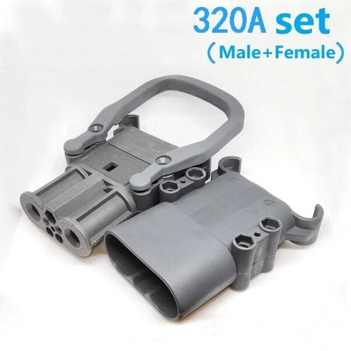 1PC female   and  Linde 320A 95mm forklift connector male
