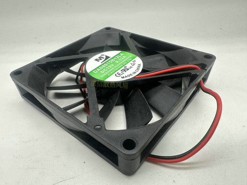 1 PCS YM M Fan DA08015B12LA DC12V 0.12A 80*15MM 8CM 2 wire cooling fan
