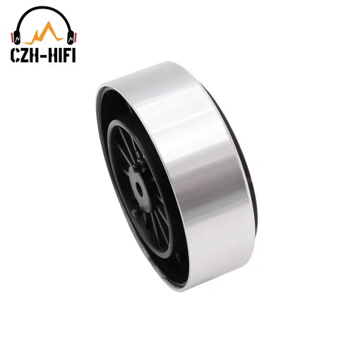 4pcs  For AMP Speaker Turntable DAC 61x23mm Isolation Feet Aluminum Plastic Pad