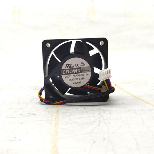 1 PCS CROWN Fan AGF06025B12M DC12V 0.18A 6025 6CM 4 wire cooling fan