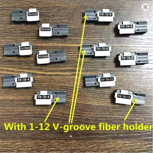 1pair MASS Fiber holder for FSM-90R FSM-88R FSM-70R Fusion Splicer FH-70-12