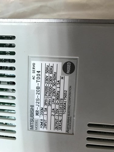 Mitsubishi AC Serve drive MR-J2S-20B-T004 MRJ2S20BT004 1 year warranty