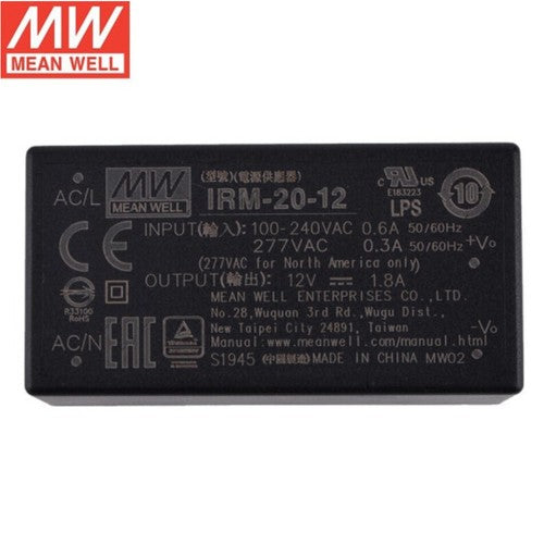 Mean Well IRM-20 switching power supply 3.3V5V9V12V24V pin type 20W AC-DC module