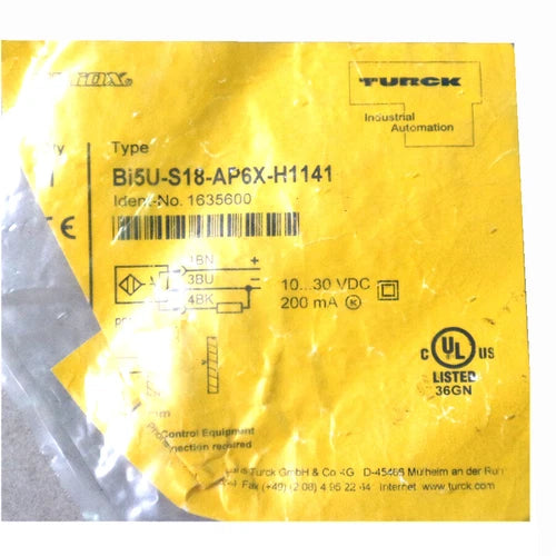TURCK BI5U-S18-AP6X-H1141 1635600 Inductive sensor #P