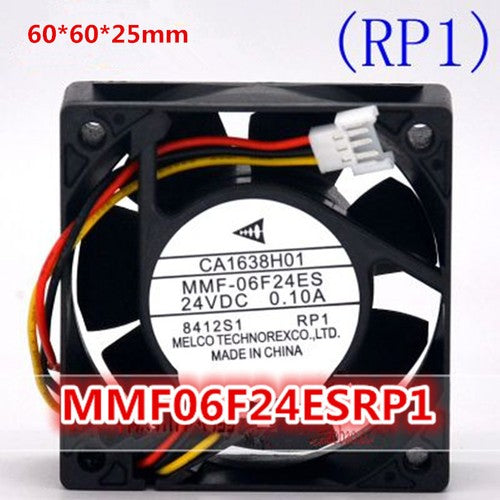 CA1638H01 MMF-06F24ES-RP1 Mitsubishi Inverter Cooling Fan 24V 0.1A 6025