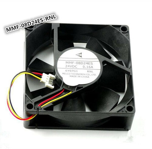 Mitsubishi MMF-08D24ES-RNL 8025 8CM 24V 0.16A 3-pin inverter cooling fan