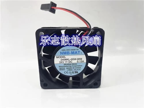 1PC   DC24V 0.13A 6CM 2-Wire Inverter Cooling Fan  2406KL-05W-B59 6015