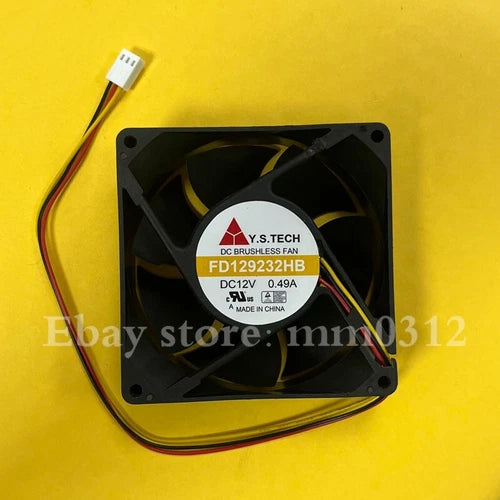 1X   server cooling fan FD129232HB 9032 12V 0.49A 9CM