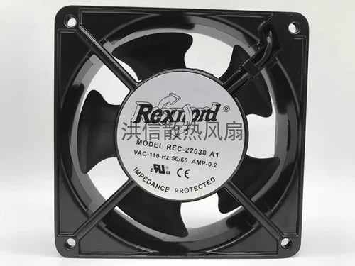 1PC  aluminum frame cooling fan  REC-22038 110VAC 50/60HZ