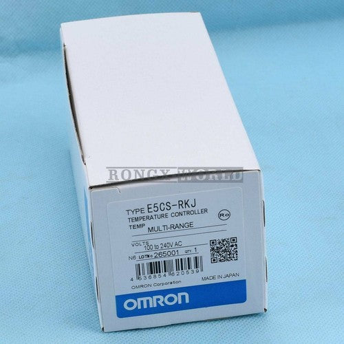 ONE Omron Temperature Controller E5CSRKJ E5CS-RKJ 100-240VAC