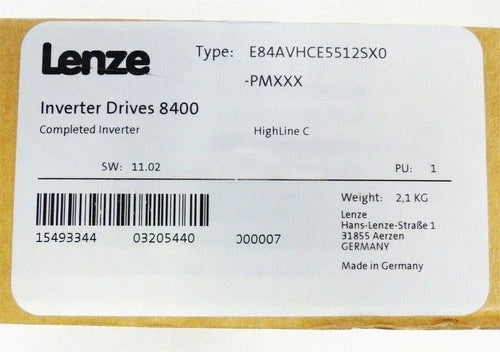 1 PC E84AVHCE5512SX0  LENZE E84AVHCE5512SX0 INVERTER