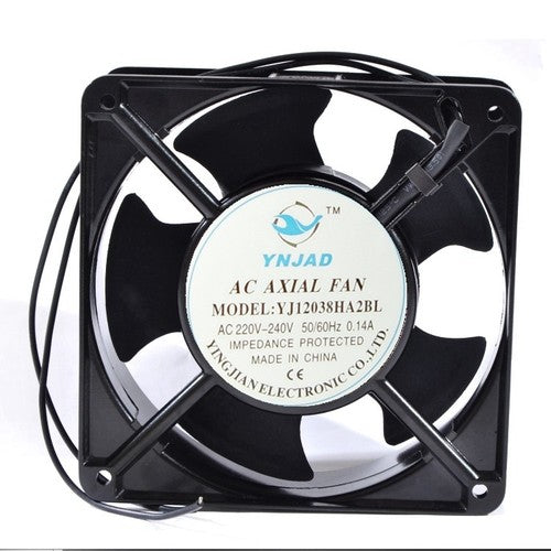 1 PCS YNJAD AC AXIAL FAN YJ12038HA2BL AC 220V 12038 12CM 2 Wire